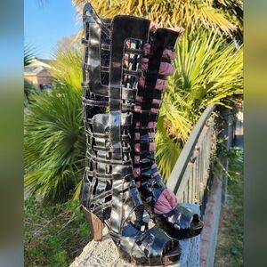 New rock‎ Gladiator High Heels